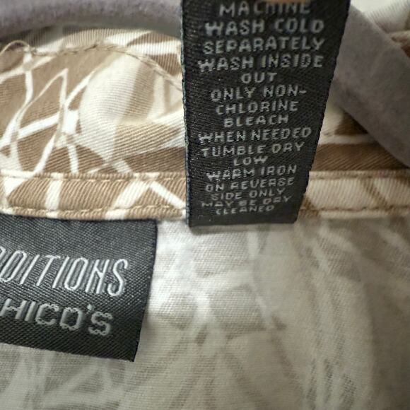 Addition by Chico's Women's Floral Button Front Jacket Size 1 - Picture 8 of 11